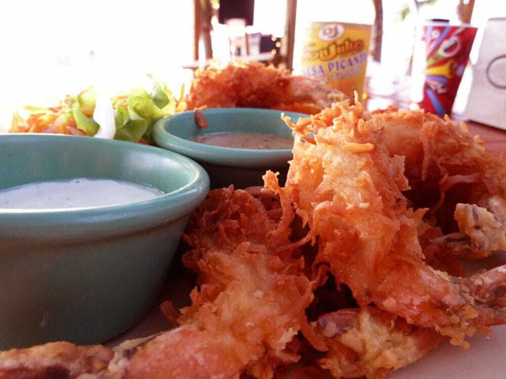 Coconut Shrimp, Roatan - Food Gypsy
