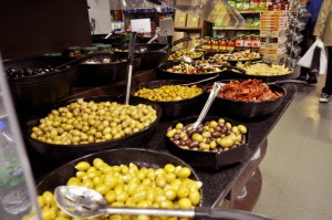 La Bottega, the olive bar