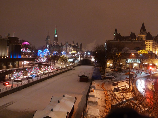 Ottawa at Night, Holiday Lights