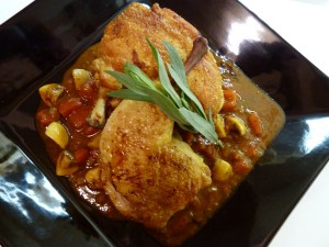 Poulet Saute Chansseur - the practice round