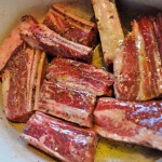 Short ribs, olive oil & seasoning...