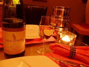 Gypsy Cooking, Cave Spring Riesling