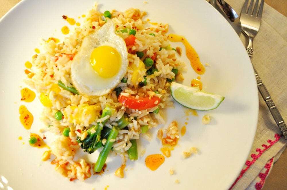 Thai Fried Rice with Egg - Food Gypsy