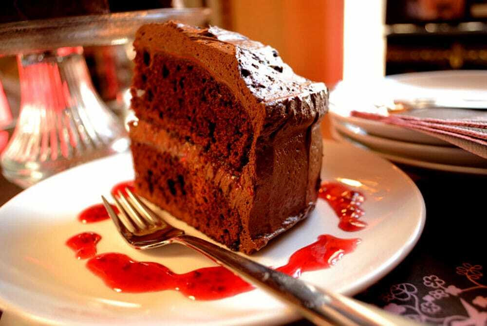 Double Dark Chocolate Raspberry Cake - Food Gypsy