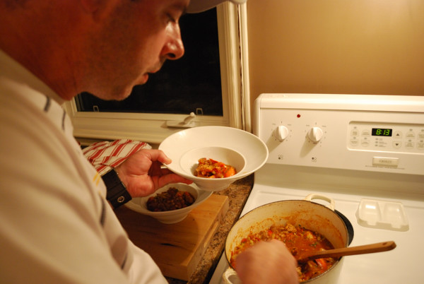 Chef B _ in his kitchen