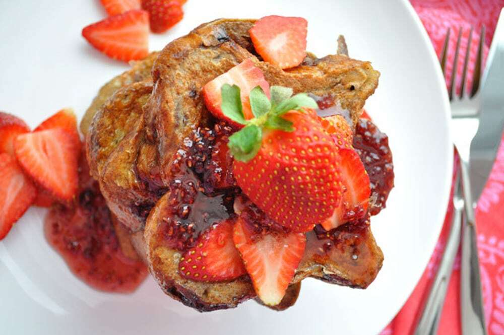 Double Berry French Toast - Food Gypsy