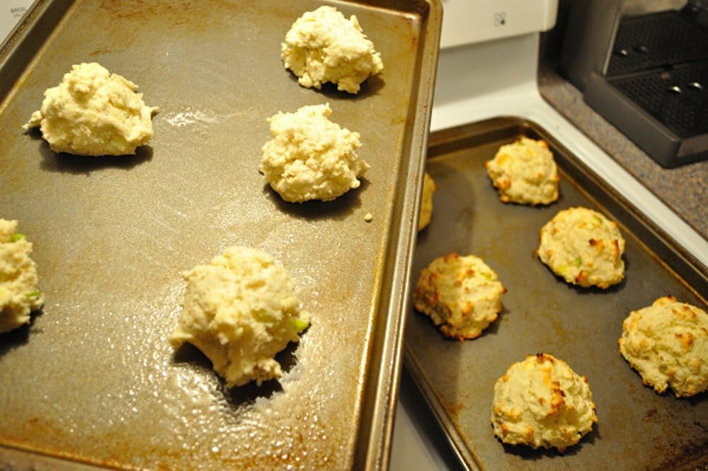 Blue Cheese Scallion Biscuits - Food Gypsy