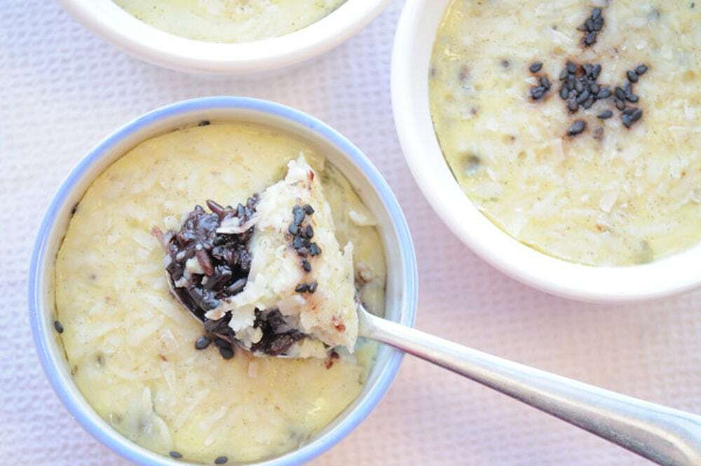 Black Rice Pudding Thai Style - Food Gypsy