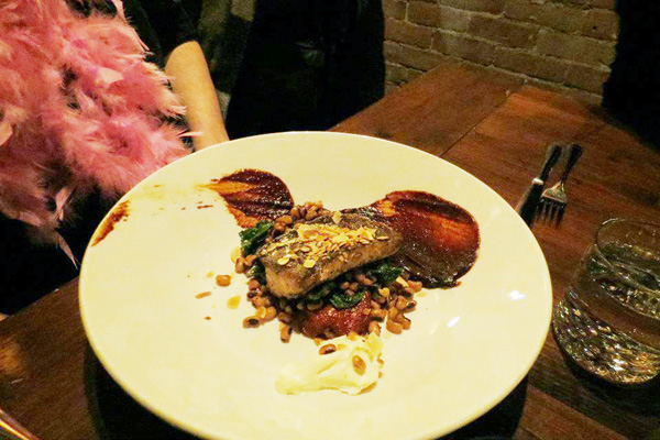 The Whalesbone, Walleye with Calyposo Beans - Food Gypsy