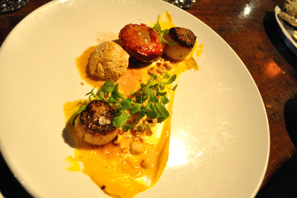  The Whalesbone, Seared Scallop with Fois Gras - Food Gypsy