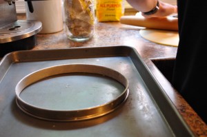 Pie Ring, buttered and a well greased baking sheet - Food Gypsy