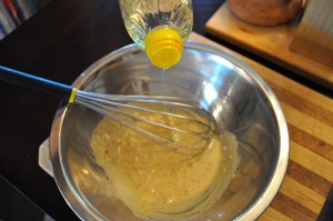 French Mustard Vinaigrette, emulsifying - Food Gypsy