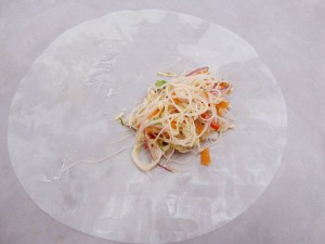 Asian Spring Roll, filling - Food Gypsy