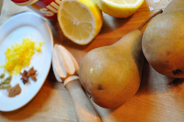 Cardamom Pear Butter, ingredients - Food Gypsy
