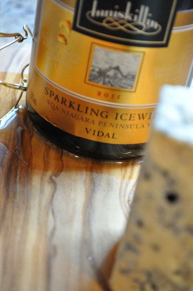 Sparkling Ice Wine & Elizabeth Blue - Food Gypsy