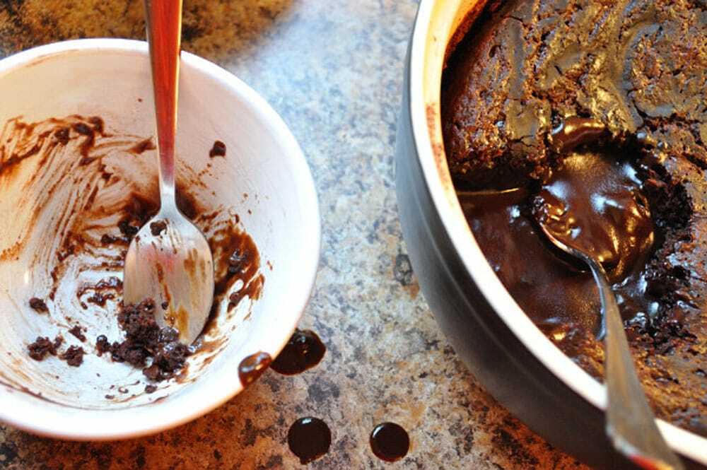 Mom's Chocolate Pudding Cake - Food Gypsy