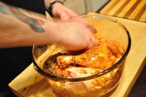 Coat your chicken, by hand - Food Gypsy