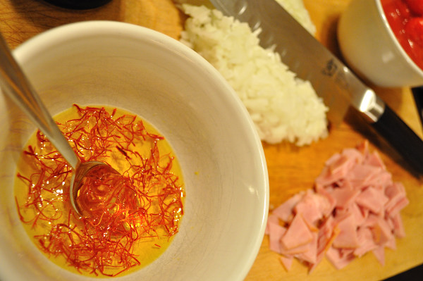 Steep your saffron, prep your ingredients - Food Gypsy