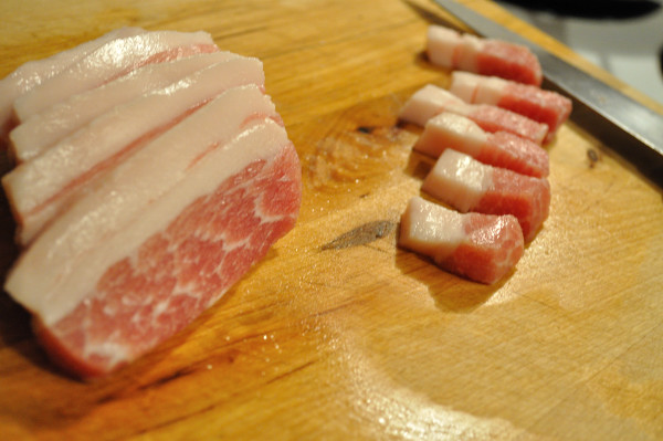 Salt Pork, cut into lardons - Food Gypsy