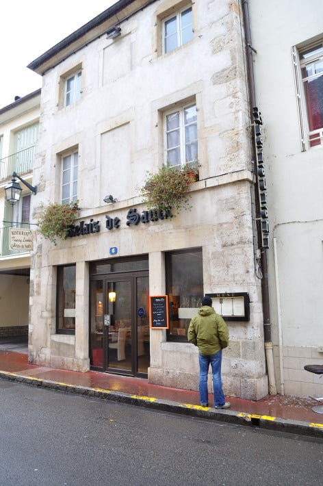 Chef B outside Relais de Saulx, Beaune - Food Gypsy