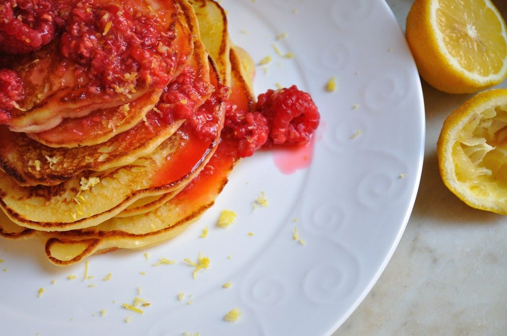 Lemon Ricotta Pancakes - Food Gypsy