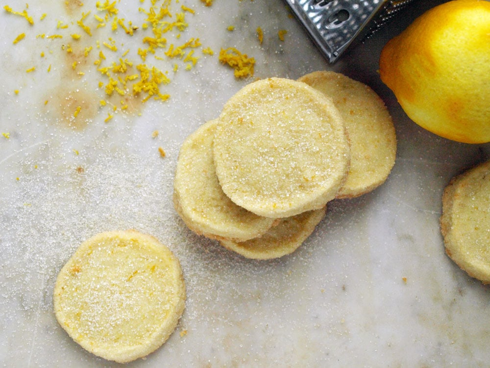 Lemon Shortbread Cookies - Food Gypsy