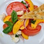 Nectarine & Bocconcini Salad - Food Gypsy
