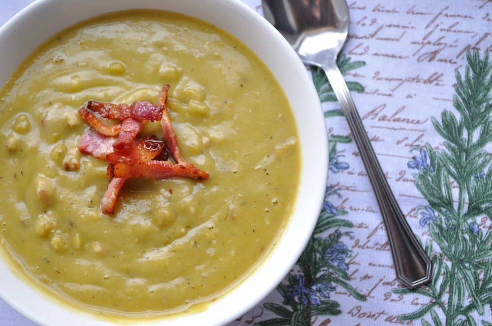 Split Pea Bacon Soup, The Comfort of Green - Food Gypsy ...