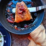 Blood Orange Glazed Salmon - Food Gypsy