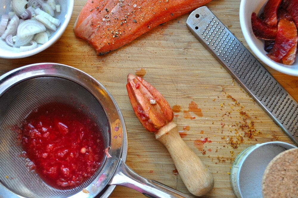 Blood Orange Glazed Salmon, Ingredients - Food Gypsy