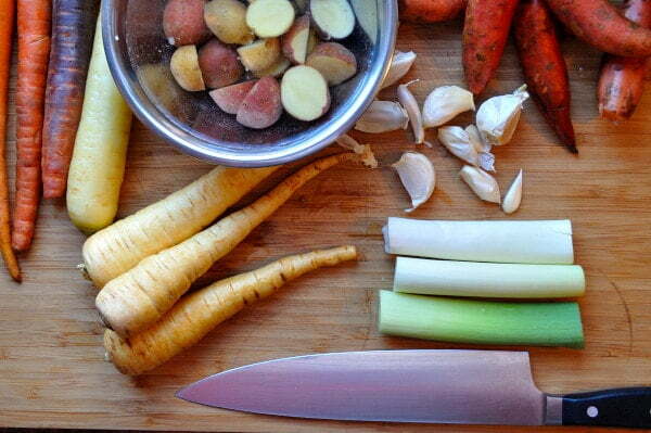 Maple Roasted Root Vegetables, ingredients - Food Gypsy