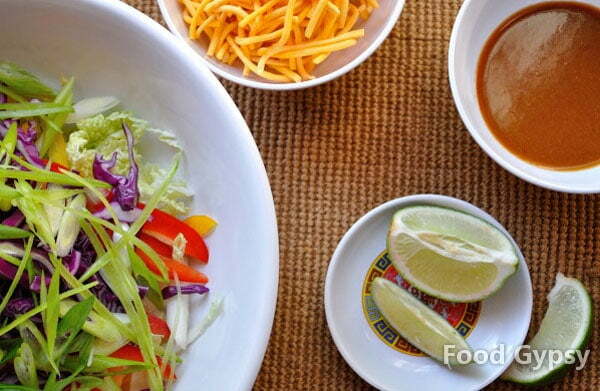 Crispy Asian Noodle Salad, ingredients - FG