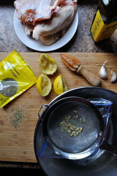 Lemon Garlic Chicken, marinade - FG
