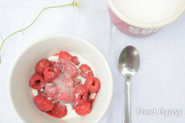 Raspberries and Cream, Breakfast - FG