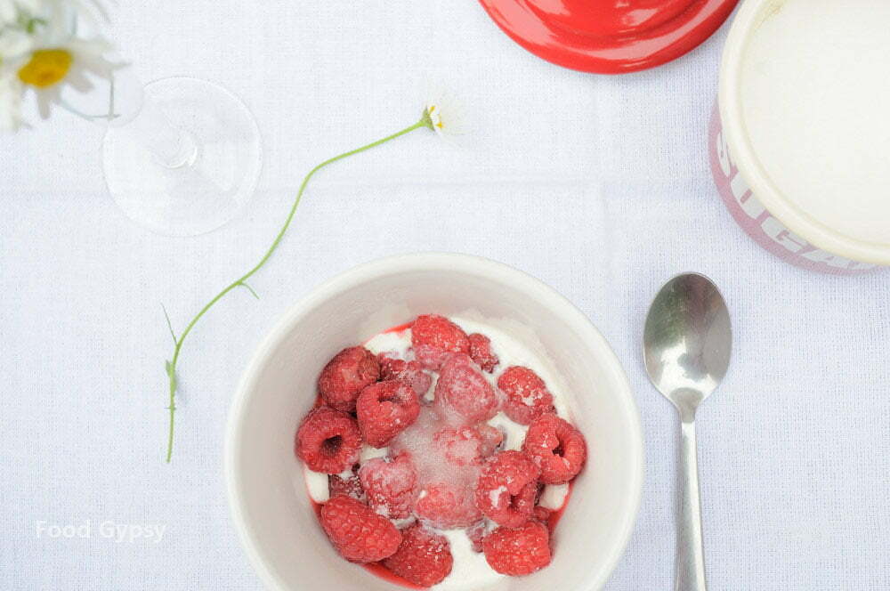 Raspberries and Cream, lead - Food Gypsy