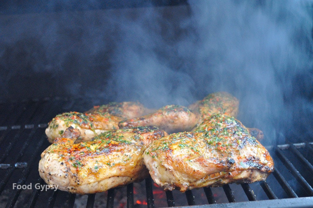 Butter Basted Grilled Chicken - Food Gypsy