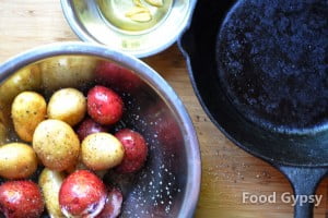 Smashed Roasted Garlic Potatoes, Ingredients - FG