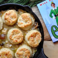 Chicken Mushroom Cobbler With Gruyere Herb Biscuits Food Gypsy Easy Delicious Recipes Global Flavour Real Food For Real Life