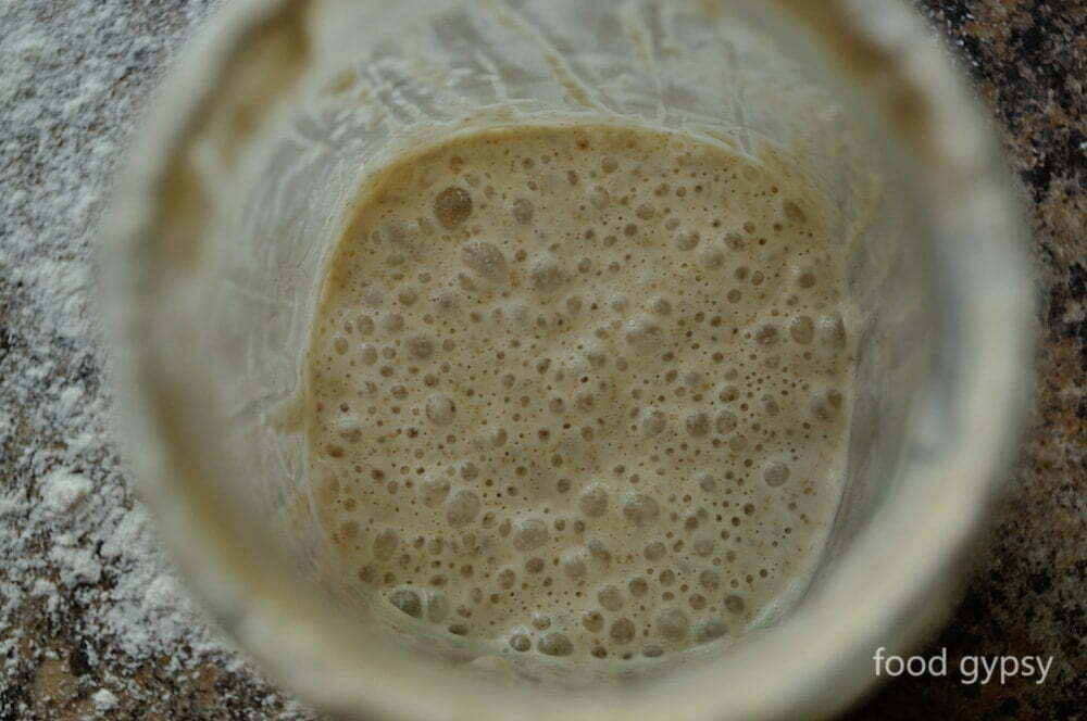 Sourdough starter.