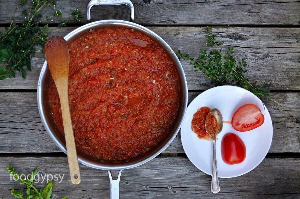 Classic Tomato Sauce Recipe, Food Gypsy