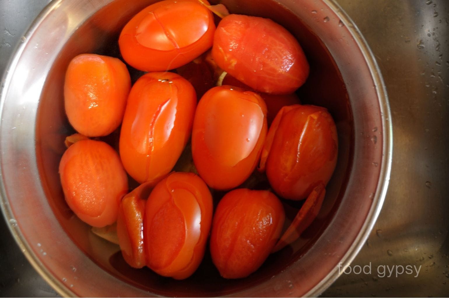 How to Blanche Tomatoes, technique.