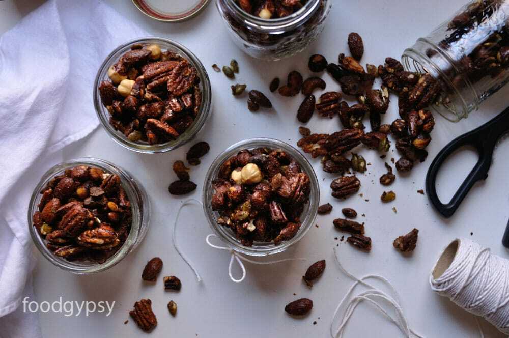 Ancho Spiced Nuts, Food Gypsy
