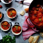 Spanish Meatballs Saffron Tomato Sauce, Food Gypsy