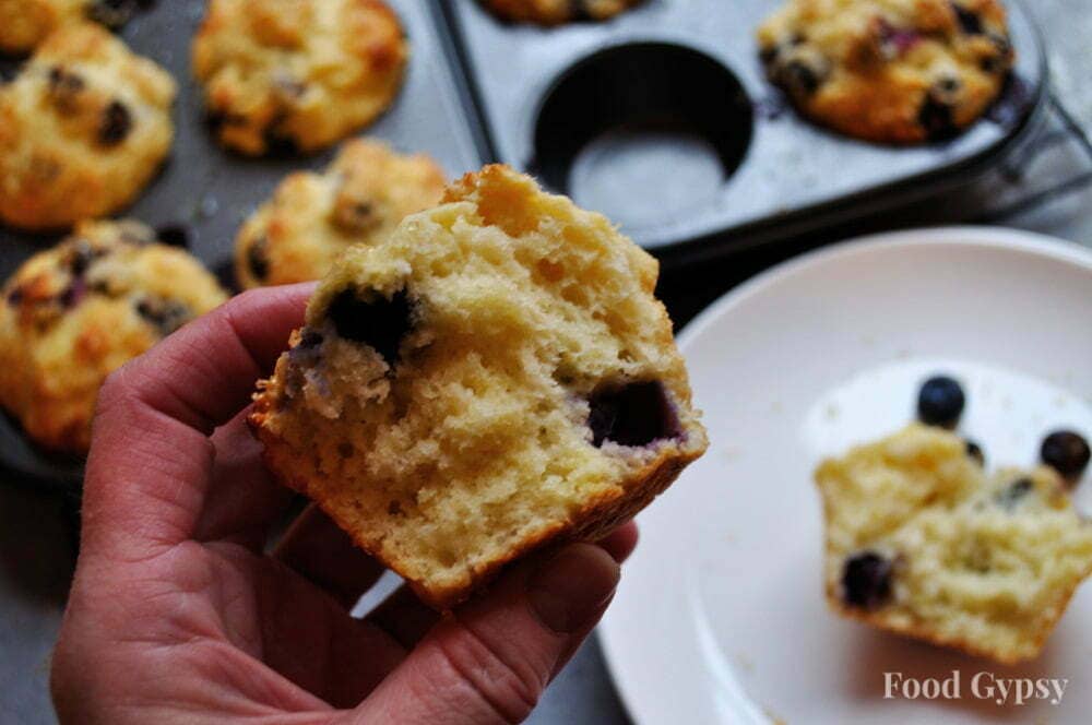 Blueberry Muffin Recipe, Food Gypsy