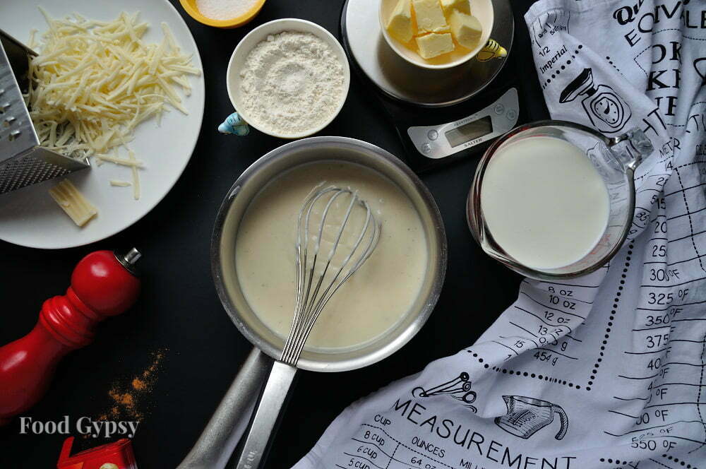 Classic Bechamel Sauce Ingredients, Food Gypsy