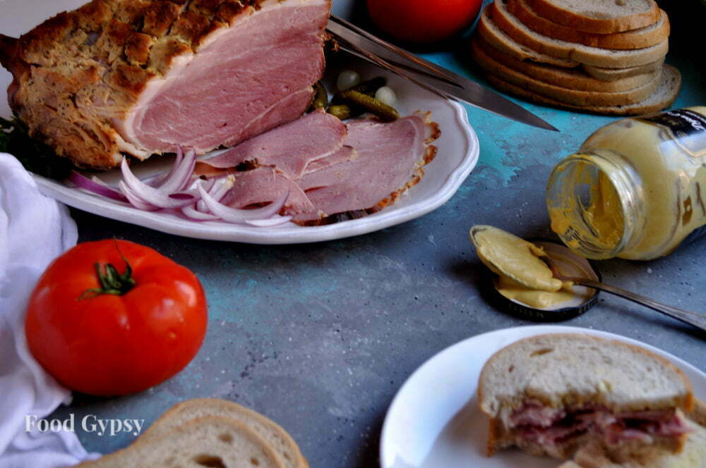 Classic Mustard Glazed Ham, Food Gypsy